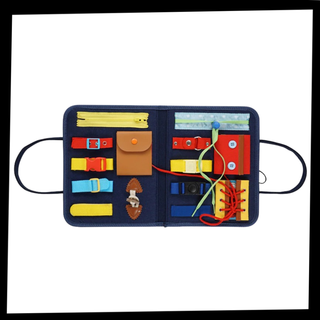 Montessoris resväska för fingerfärdighet - Package - Ozerty