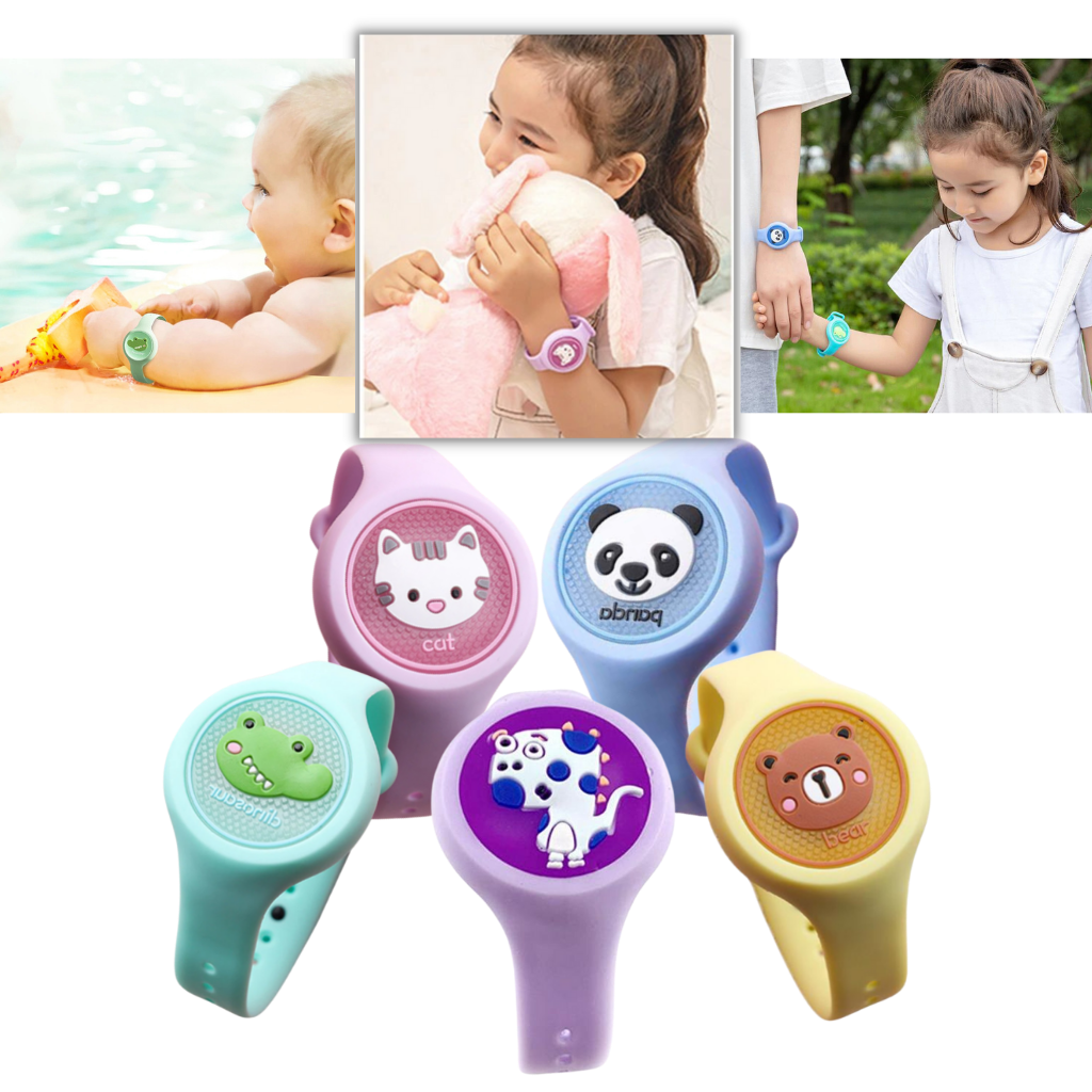 Myggklocka armband | Myggavvisande armband för spädbarn och småbarn - Ozerty