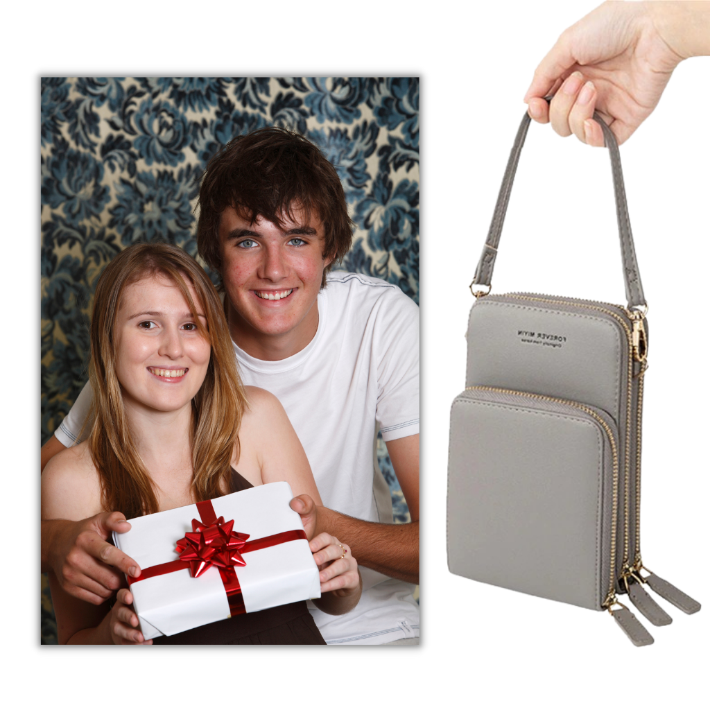 Multi pockets touchscreen crossbody bag - Gift idea - Ozerty