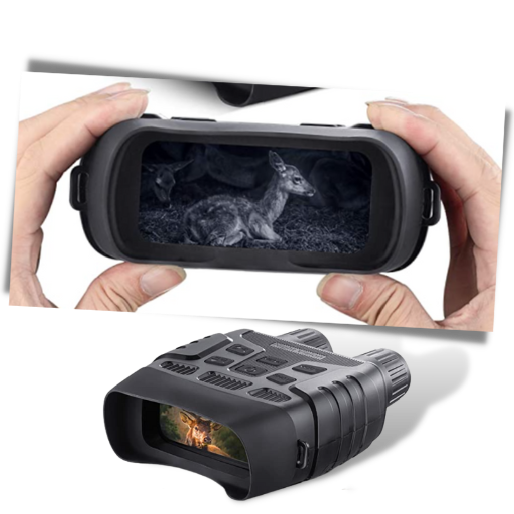 Night Vision Binoculars - 2.3 inch screen with Playback modes - Ozerty