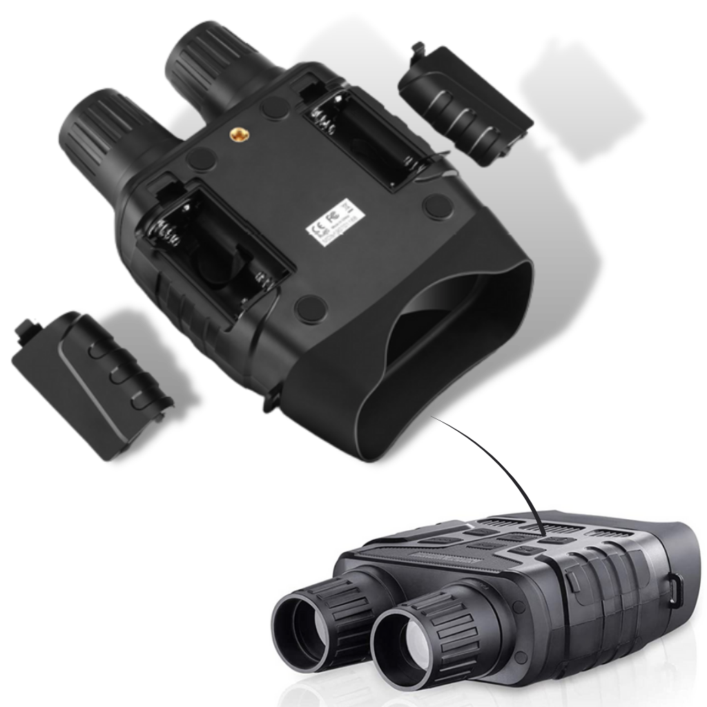 Night Vision Binoculars - 6-8 hours recording capability - Ozerty