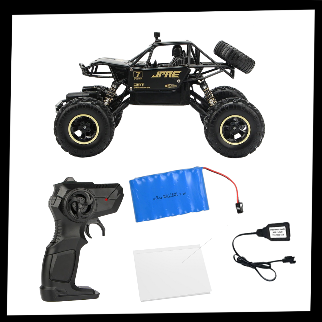 Off-Road 4WD Remote-Controlled Car - Package - Ozerty