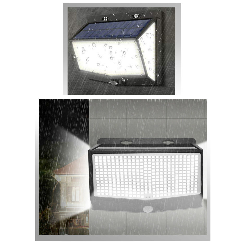 468 LED Solar Light Outdoor - Waterproof and Heat Resistant - Ozerty