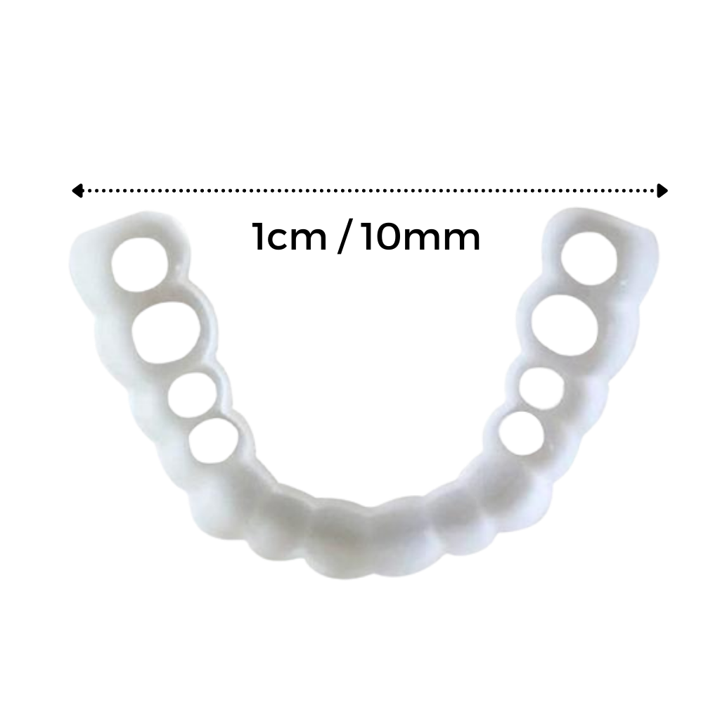 Cobertura dental de la sonrisa perfecta: carillas cómodas - Dimensiones - Ozayti