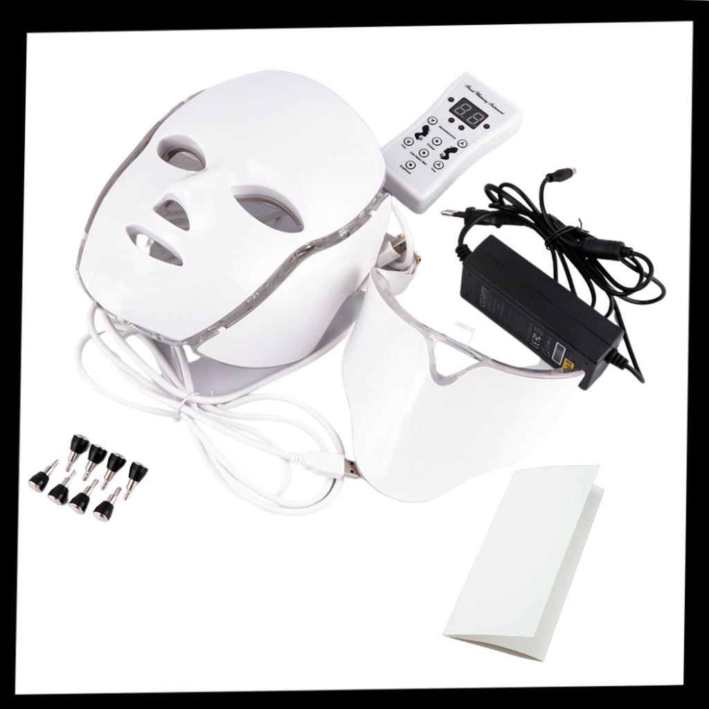 Professional LED Photon Light Therapy Mask - Package - 