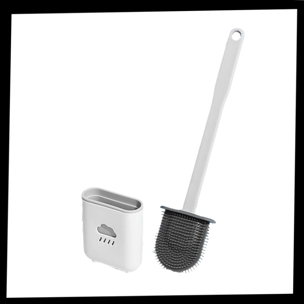 Brosse de toilette en silicone - Contenu du produit - Ozerty