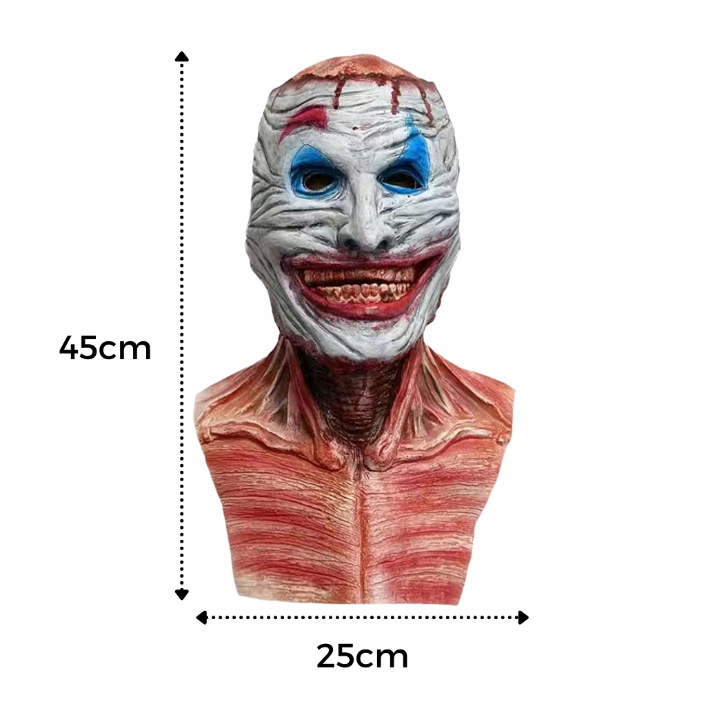 Realistic Halloween Horror Double Mask  - Dimensions - Ozerty
