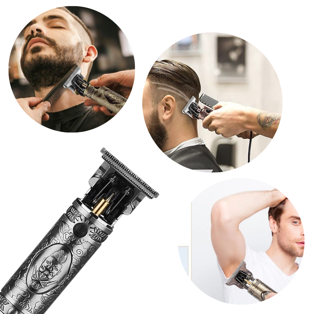Tondeuse de barbier rechargeable - FACILE À UTILISER - Ozerty