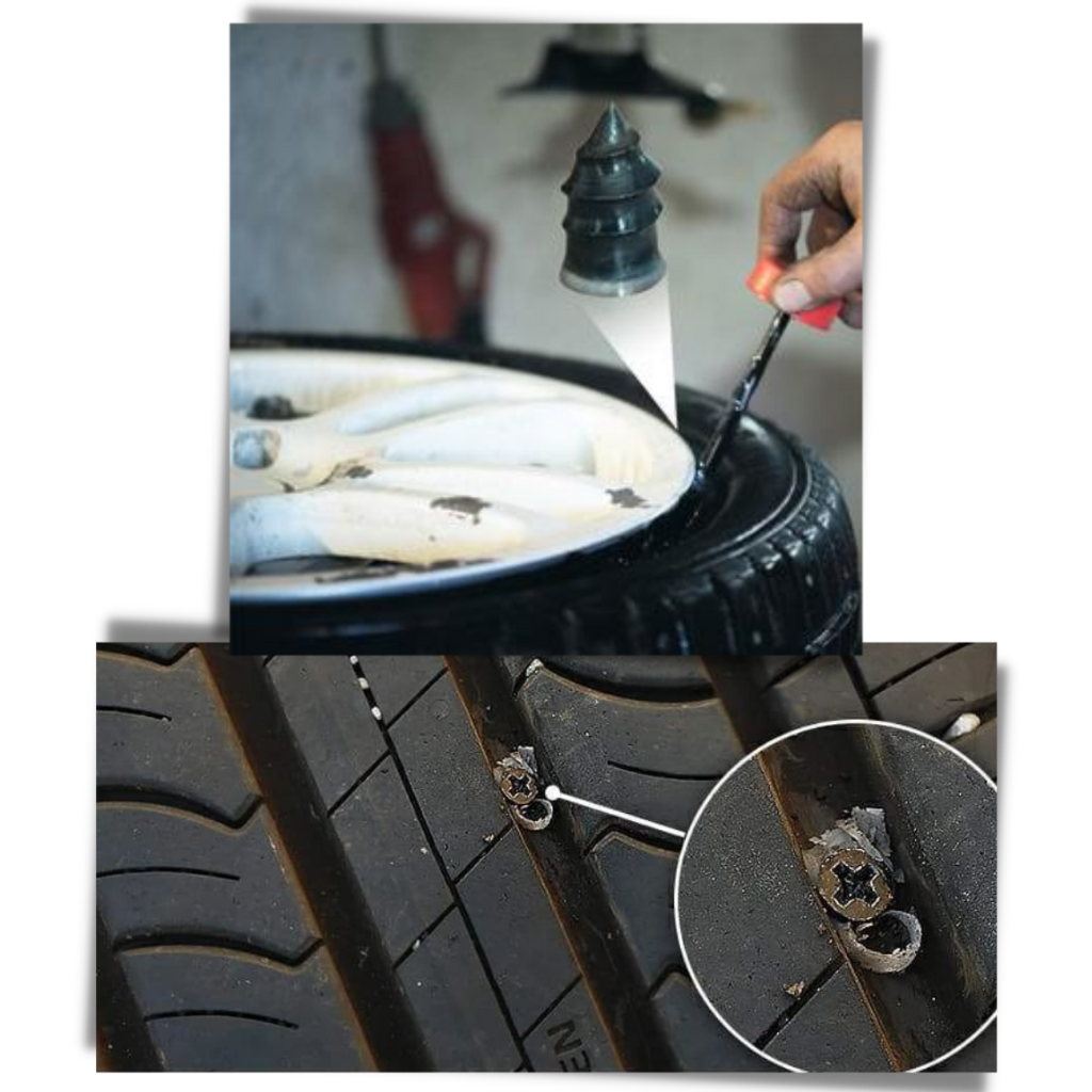 Rubber tire repair nails - Easy to install - 