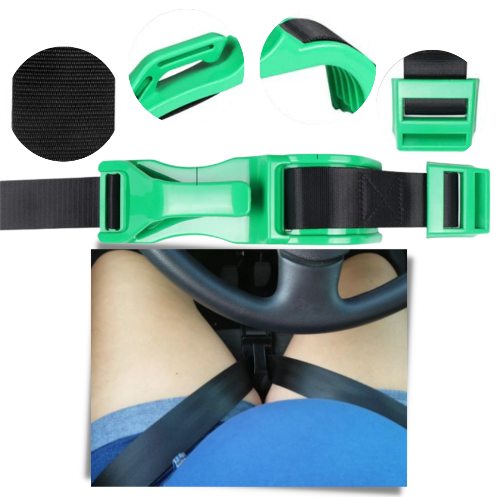 Ajusteur de ceinture de sécurité pour femmes enceintes - Ergonomique et pratique - Ozerty