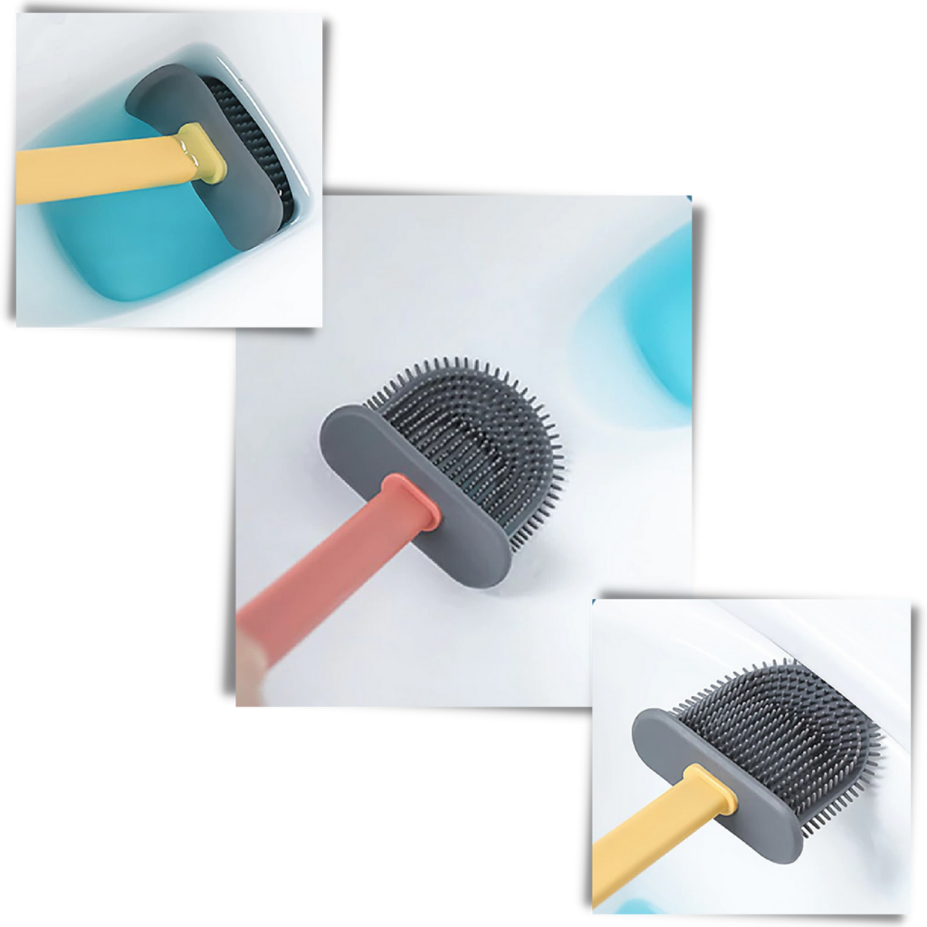Silicone Toilet Brush - Efficient Cleaning - Ozerty