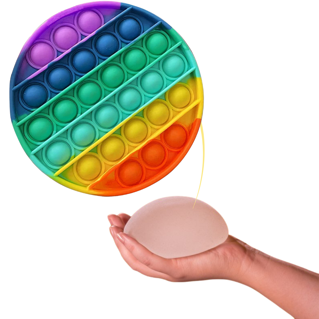 Jouet sensoriel anti-stress à bulles - Matériel de bonne qualité - Ozerty