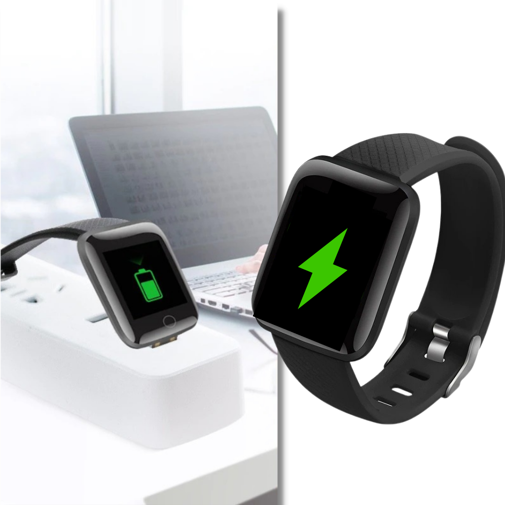 Touch screen smart watch - Convenient charging option - Ozerty