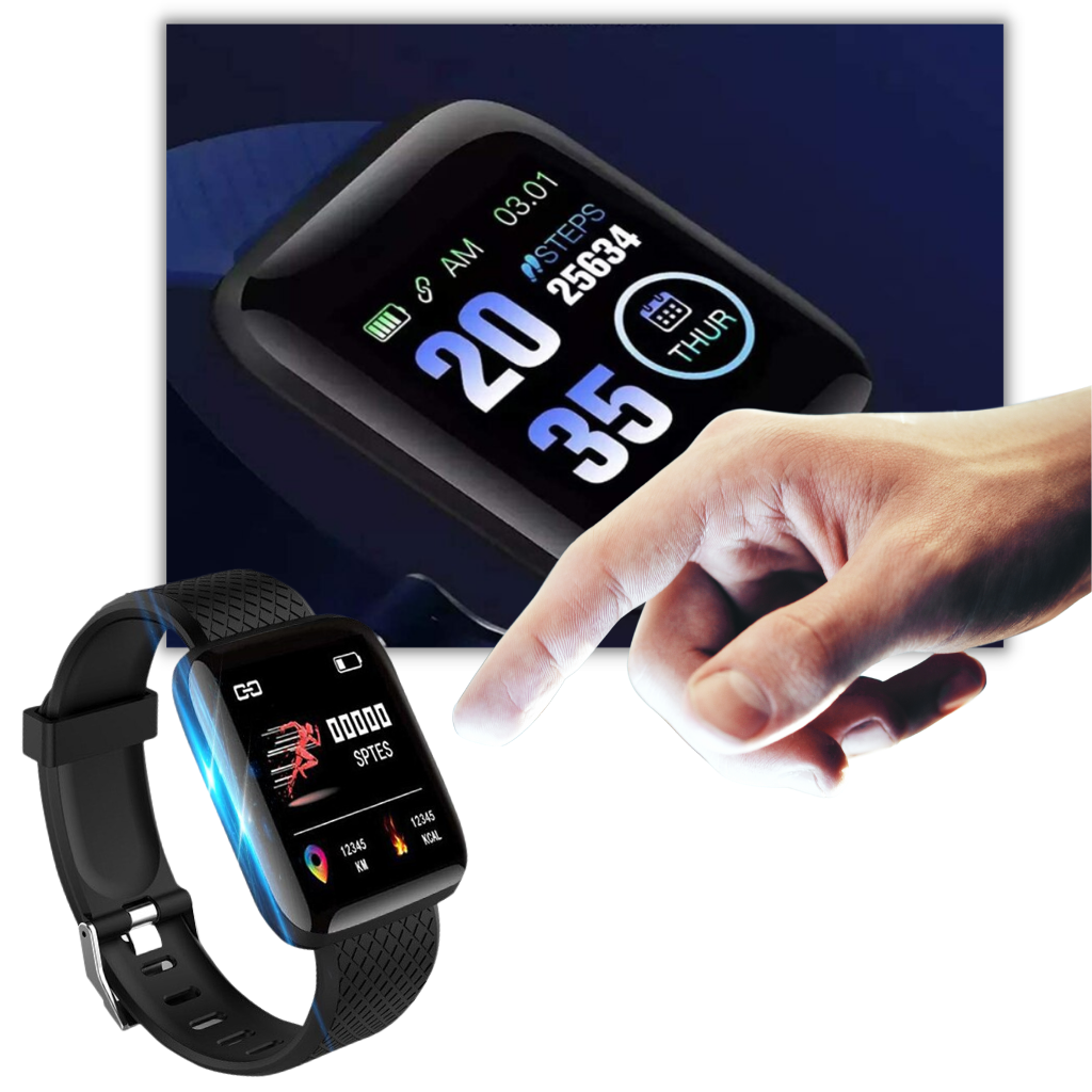 Touchscreen Smart Watch - Easy to Understand Display - Ozerty