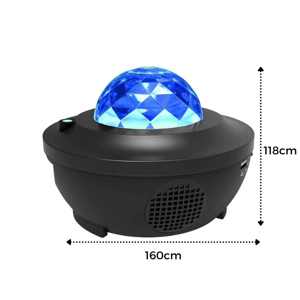 Starry sky light Projector - Dimensions - Ozerty