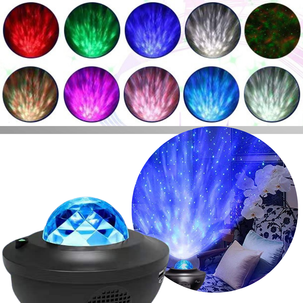 Starry sky projector - MULTI-COLOR LIGHTING MODES - Ozerty