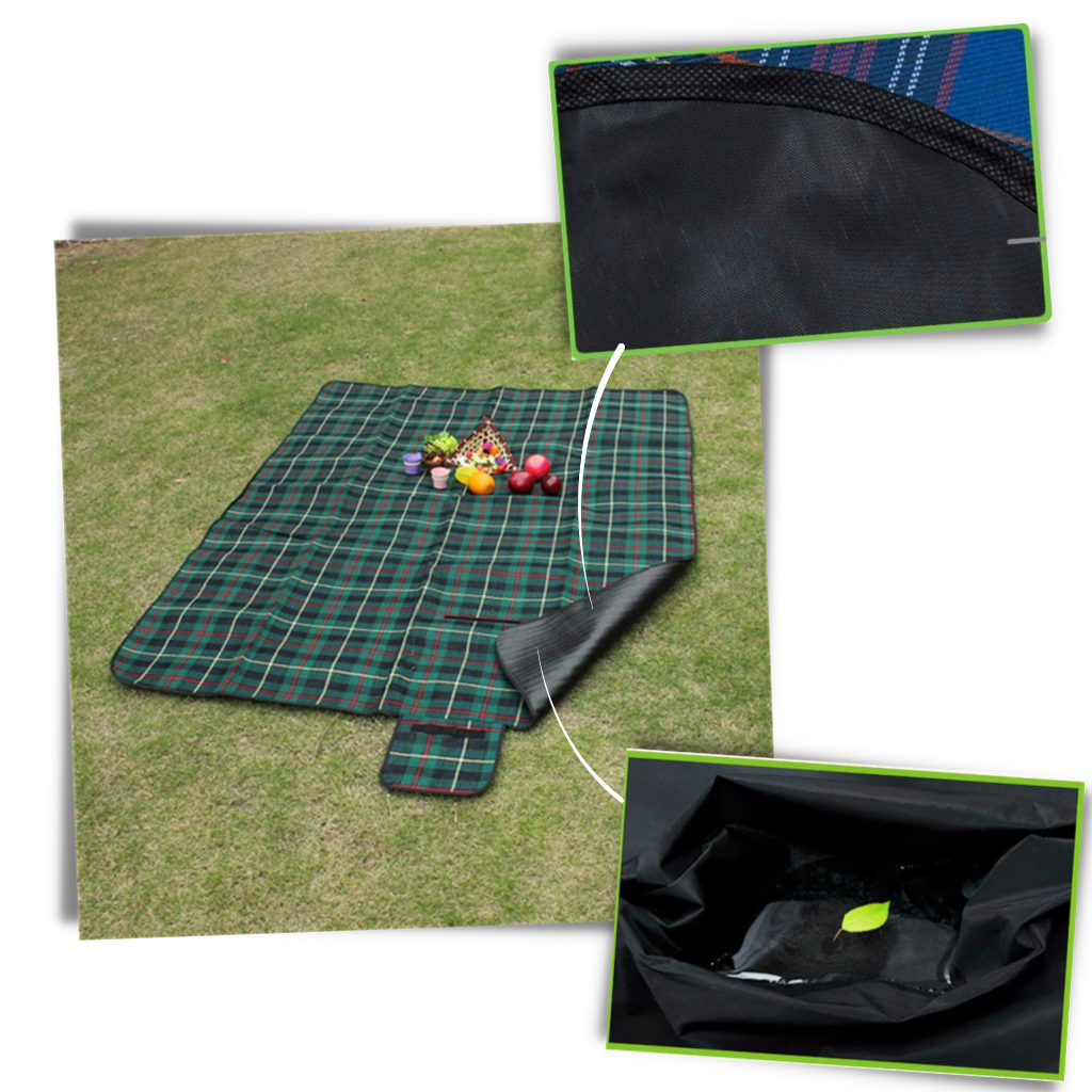 Water resistant picnic blanket - Moisture resistant PE material - Ozerty