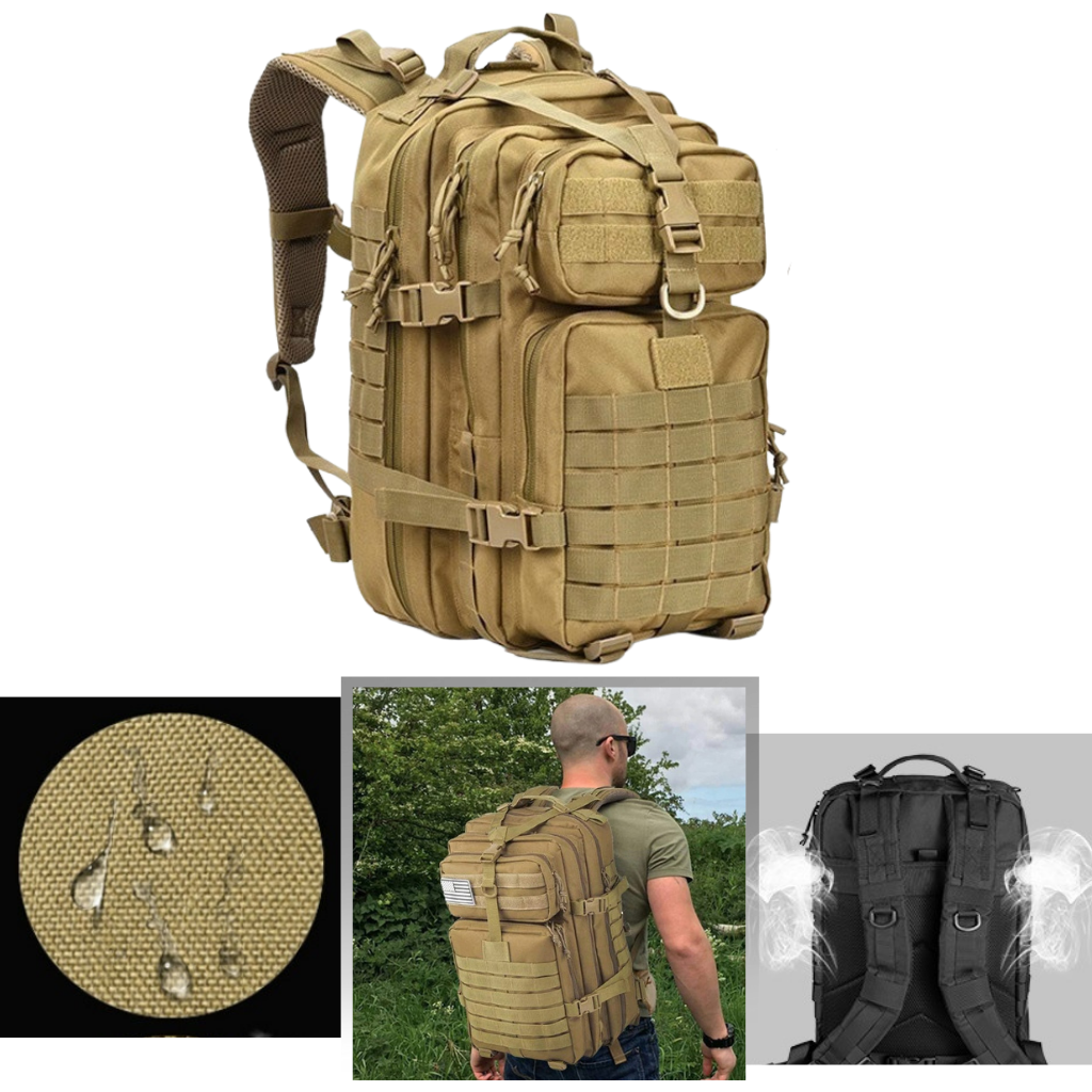 50L camp backpack │ Waterproof trekking backpack │ Tactical rucksack - Ozerty