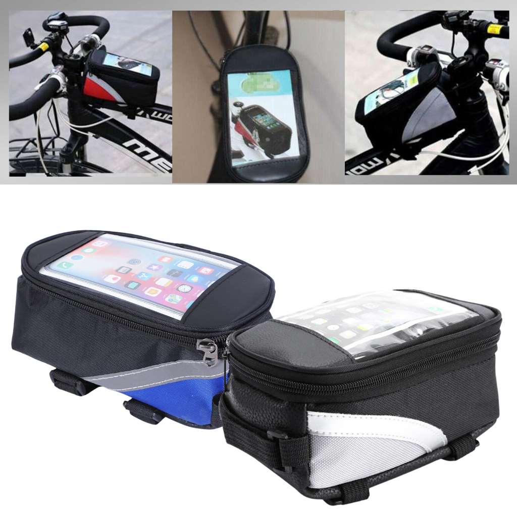 Support de téléphone imperméable pour bicyclette | Sac de cyclisme | Accessoires de vélo - Ozerty