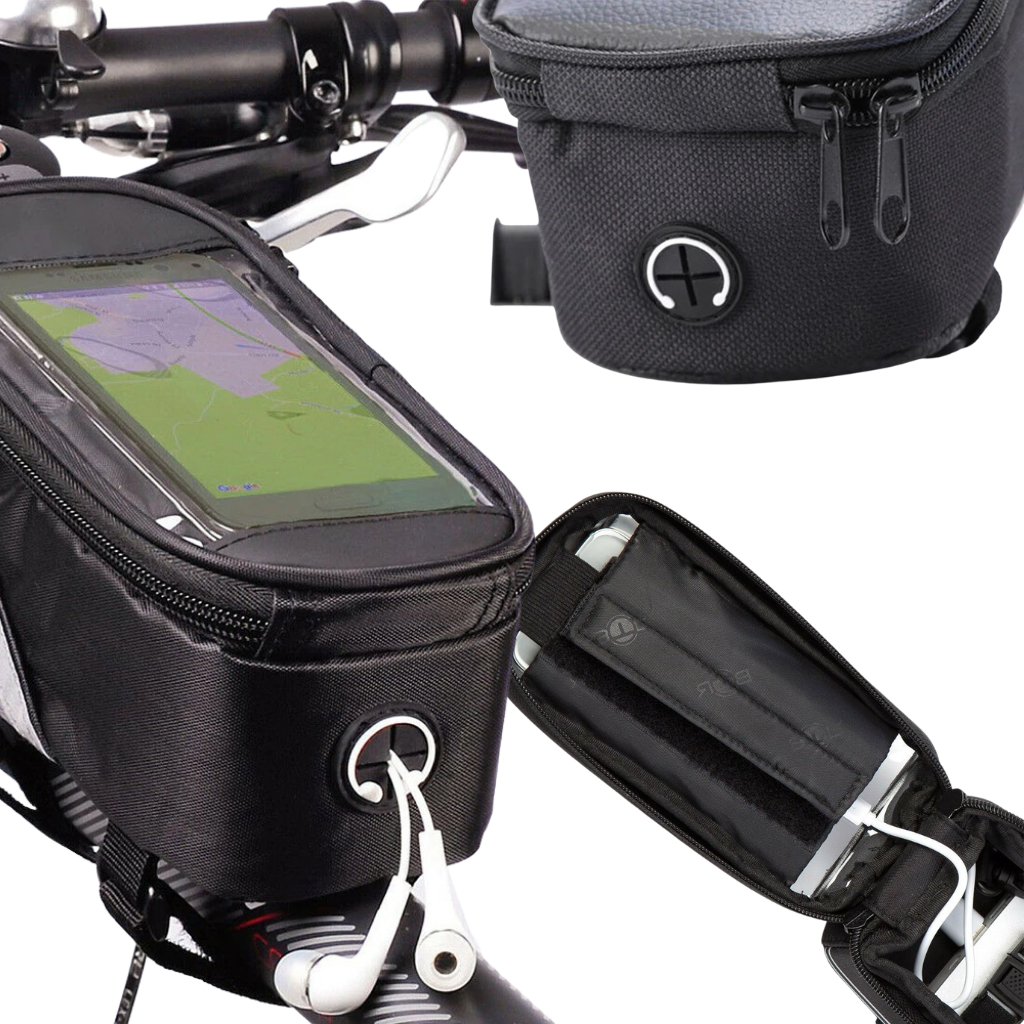 Sacoche imperméable pour téléphone à fixer sur un vélo - DESIGN FONCTIONNEL - Ozerty