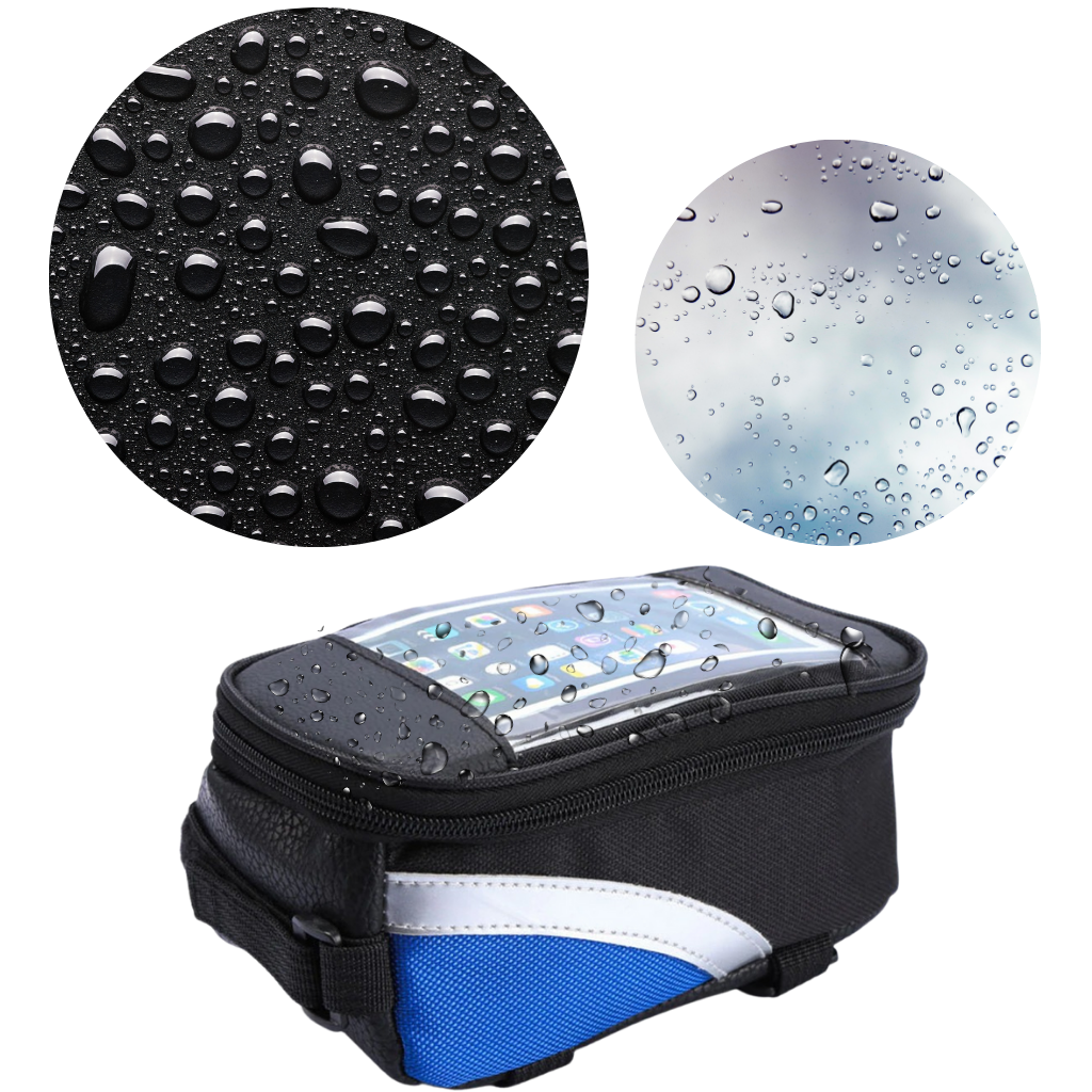 Sacoche imperméable pour téléphone à fixer sur un vélo - MATÉRIAUX IMPERMÉABLES - Ozerty