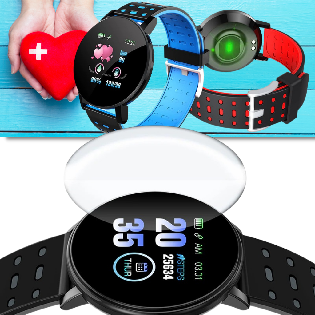 Waterproof smartwatch  - Control your health parameters  - Ozerty