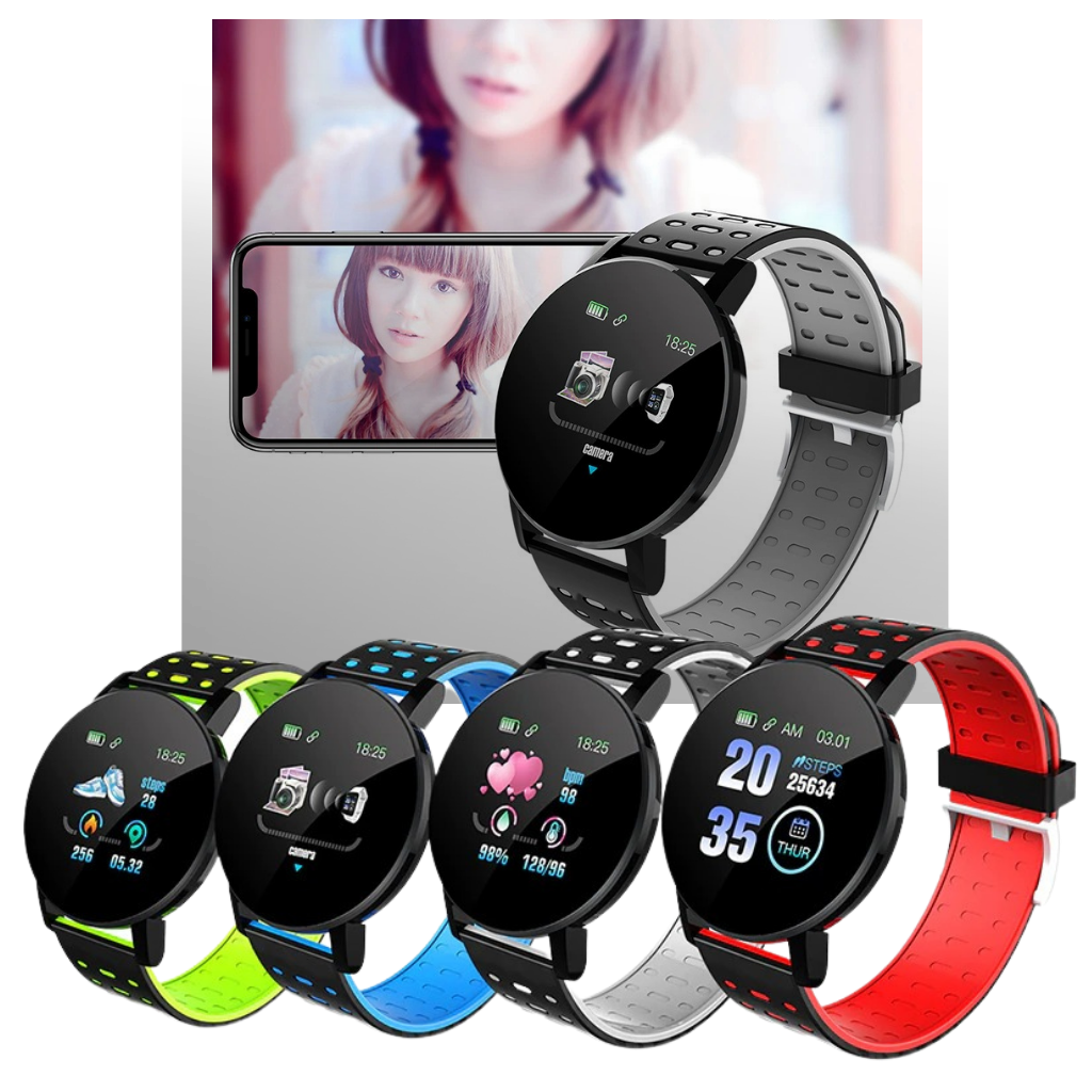 Smartwatch impermeabile  - Controllo remoto della telecamera e design elegante - Ozerty