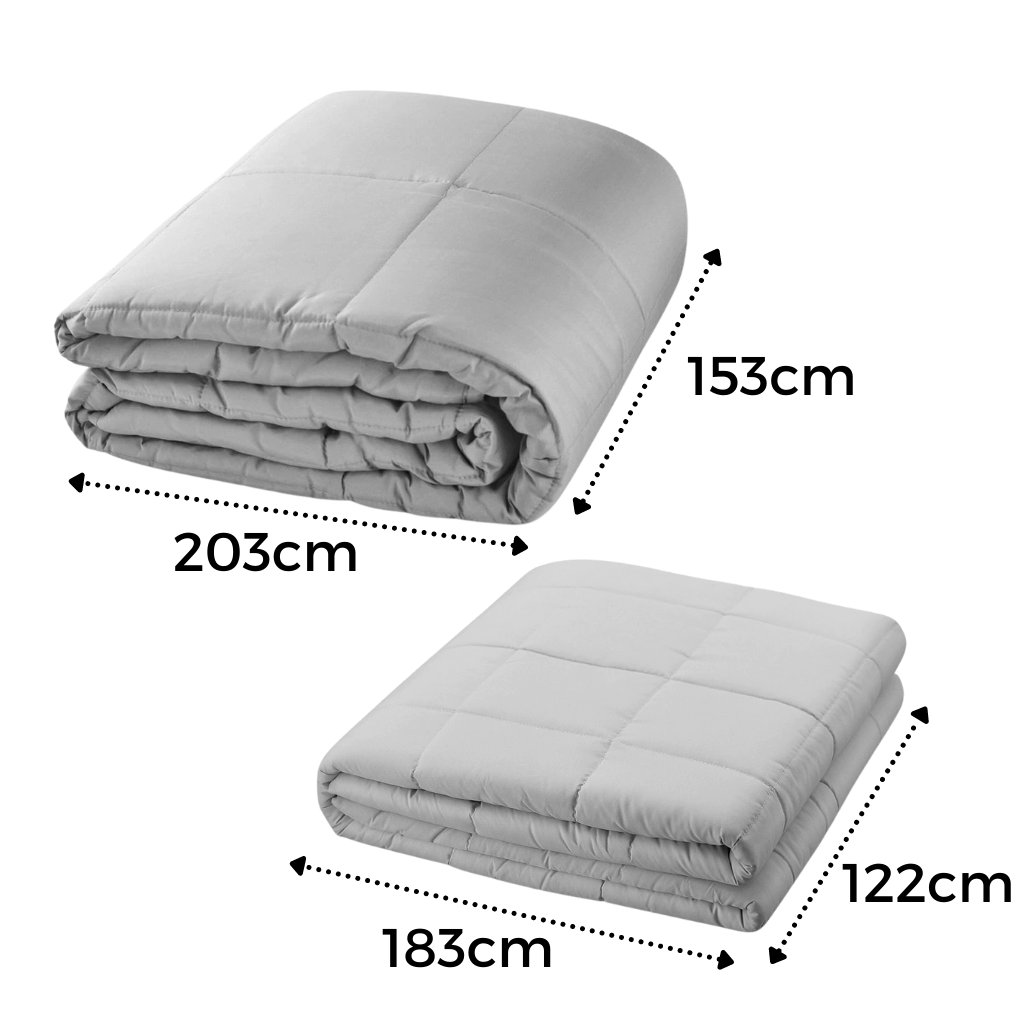 Weighted Blanket Deep pressure Therapy  - Dimensions - Ozerty