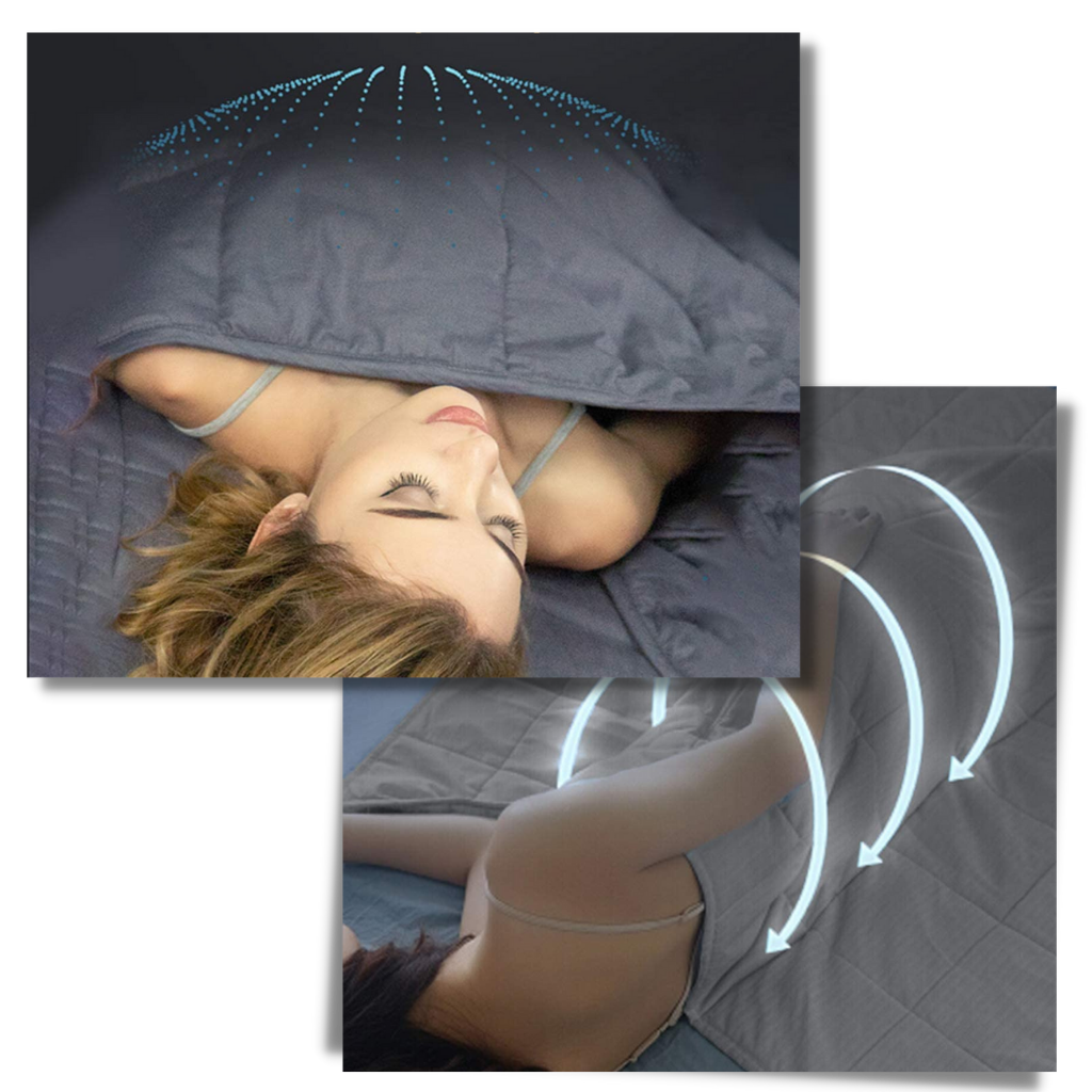 Weighted Blanket Deep pressure Therapy  - Deep Pressure Stimulation - Ozerty