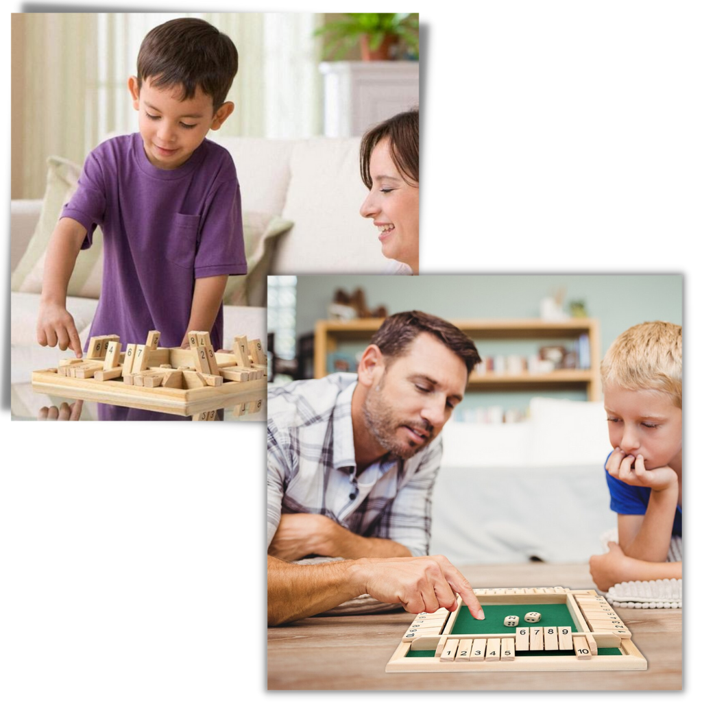 Wooden Dice Game - Learning Tool - Ozerty