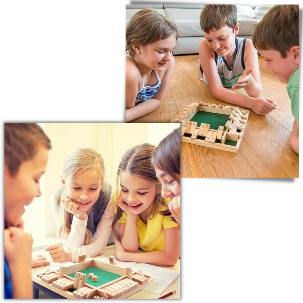 Wooden Dice Game - Simple and Fun - Ozerty