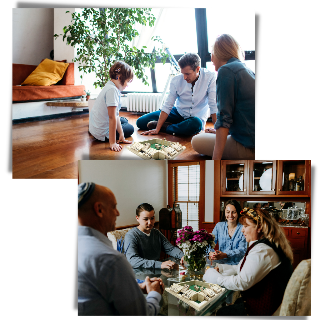 Terningespil i træ - Bred anvendelse - Ozerty