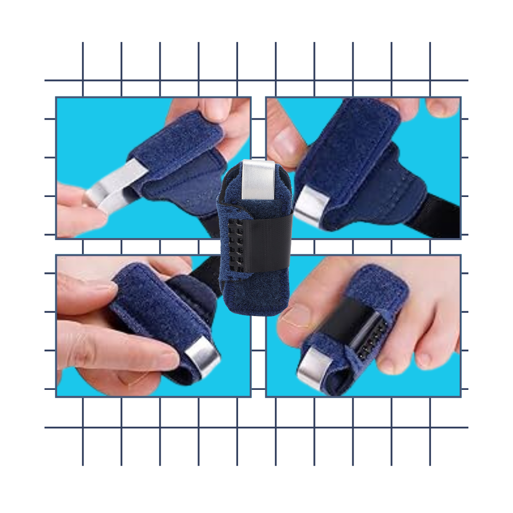 Adjustable & Discreet Fit Toe Straightener - Maximum Stability - Ozerty
