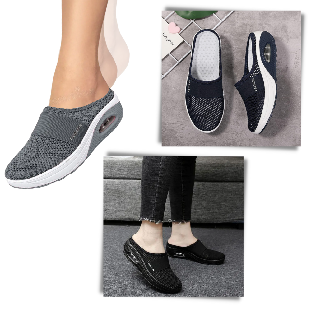 Air-cushion diabetic slip-on shoes - Effortless Wearability - Ozerty