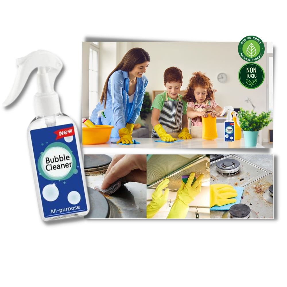 Rengøringsspray til alle formål
 - Green Clean til mere sikker brug
 - Ozerty