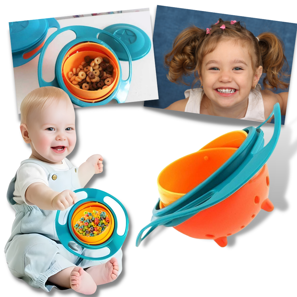 Baby Universal Gyro Bowl - Child-Friendly Design - Ozerty