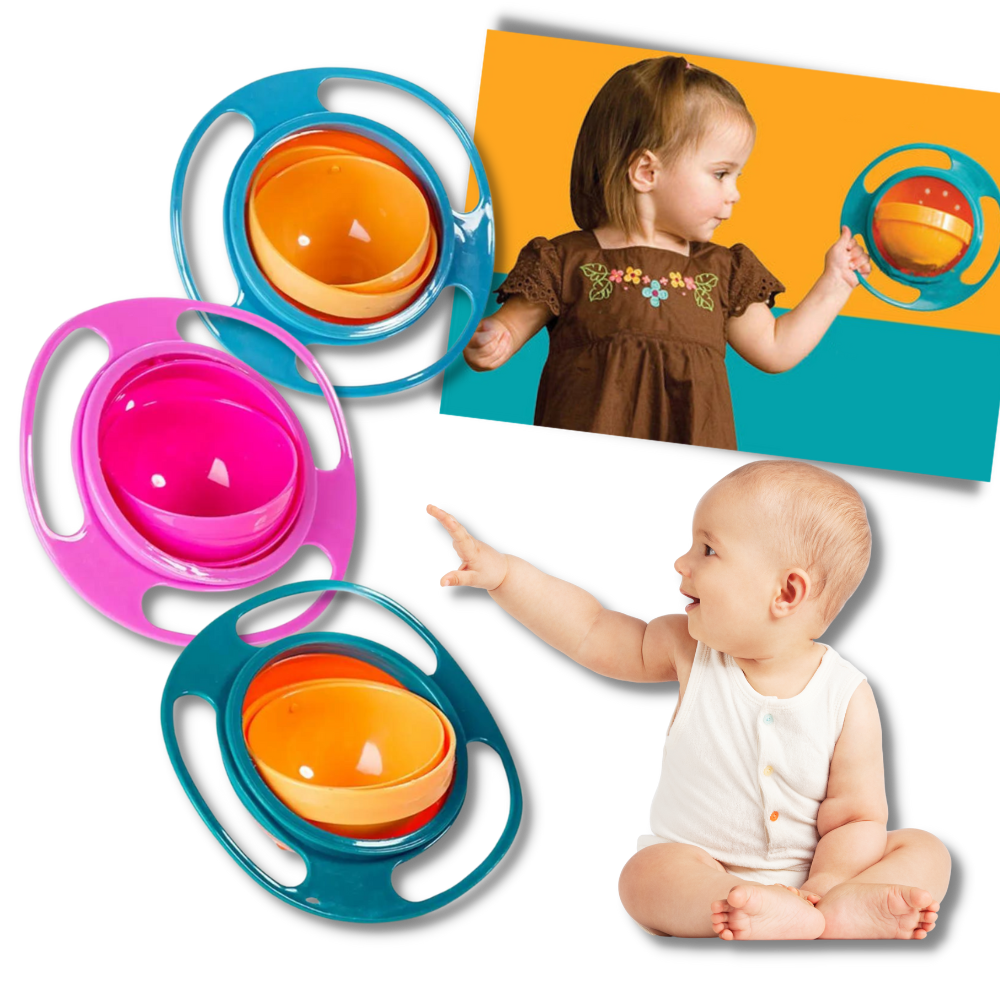 Bol gyroscopique universel pour bébé
 - Des choix colorés pour chaque enfant
 - Ozerty