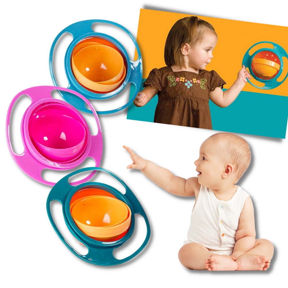 Baby Universal Gyro Bowl - Colorful Choices for Every Child - Ozerty