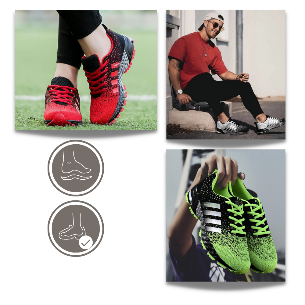 Chaussures de sport respirantes pour homme
 - Ajustement serré et sûr
 - Ozerty