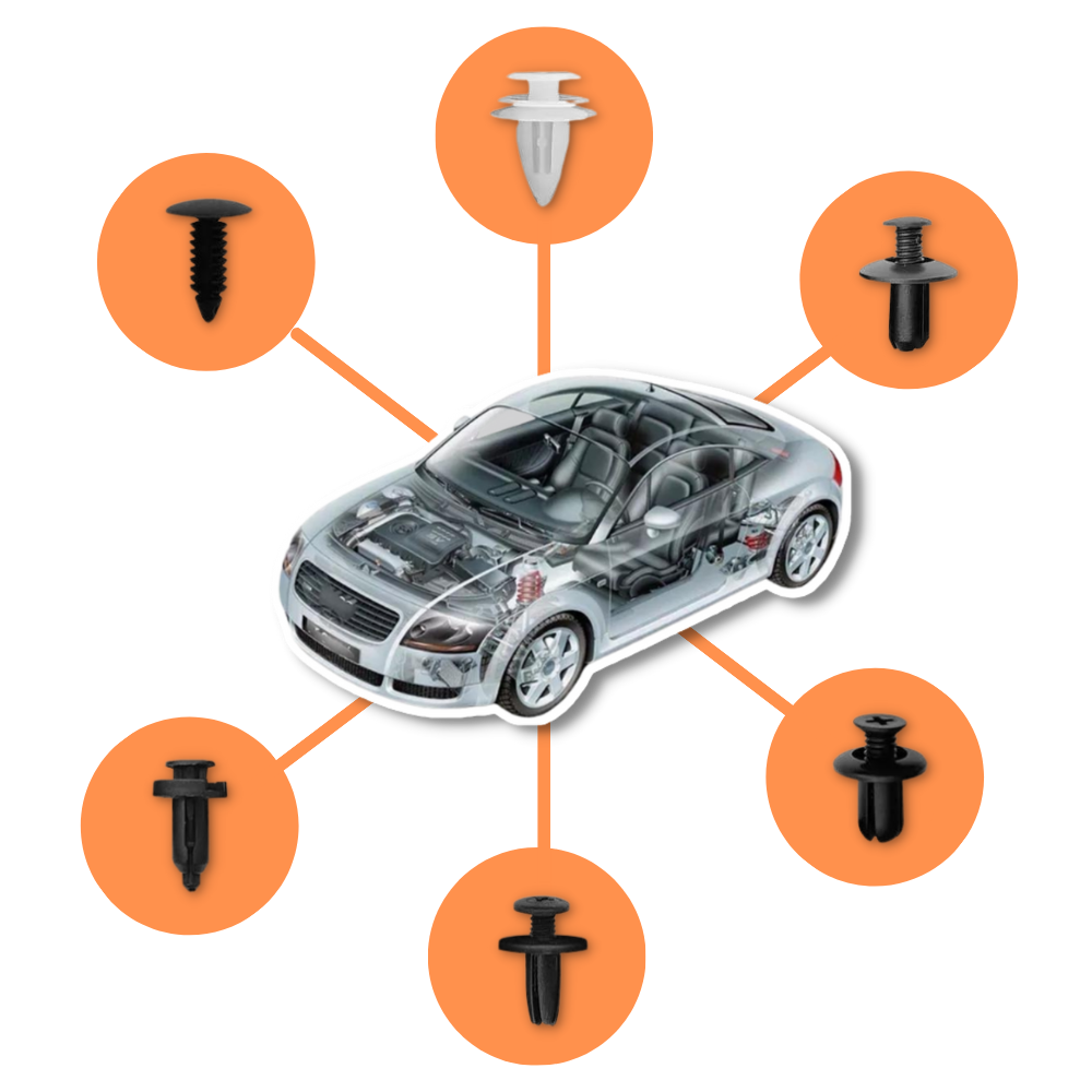 Car Door Panel Clip Set - Technical characteristics - Ozerty