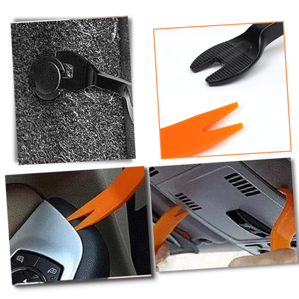 Kit de clips pour panneau de porte de voiture
 - Démontage efficace des clips
 - Ozerty