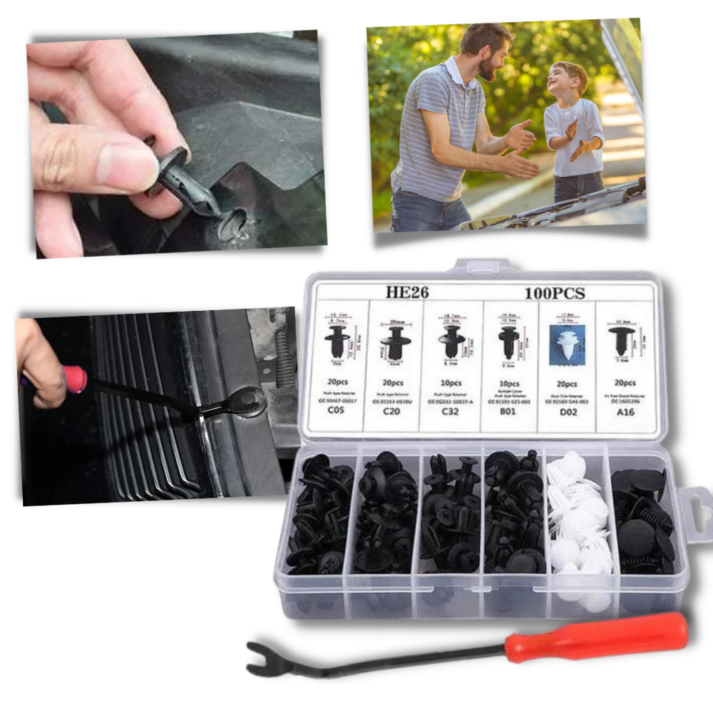 Kit de clips pour panneau de porte de voiture
 - Ozerty