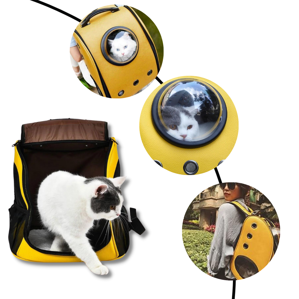Cat Travel Backpack  - See the World Together - Ozerty