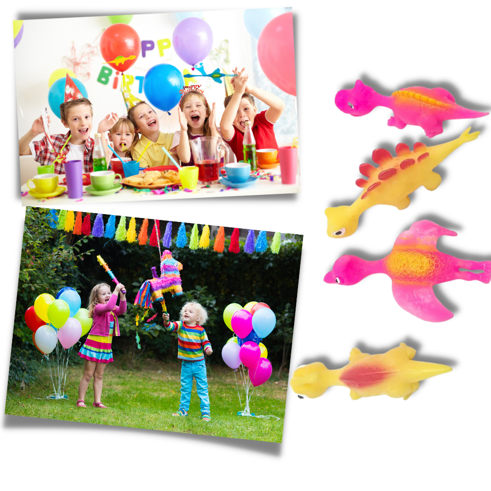 Sticky Slingshot Finger Dinosaur - Perfect Choice for Successfull Celebrations - Ozerty