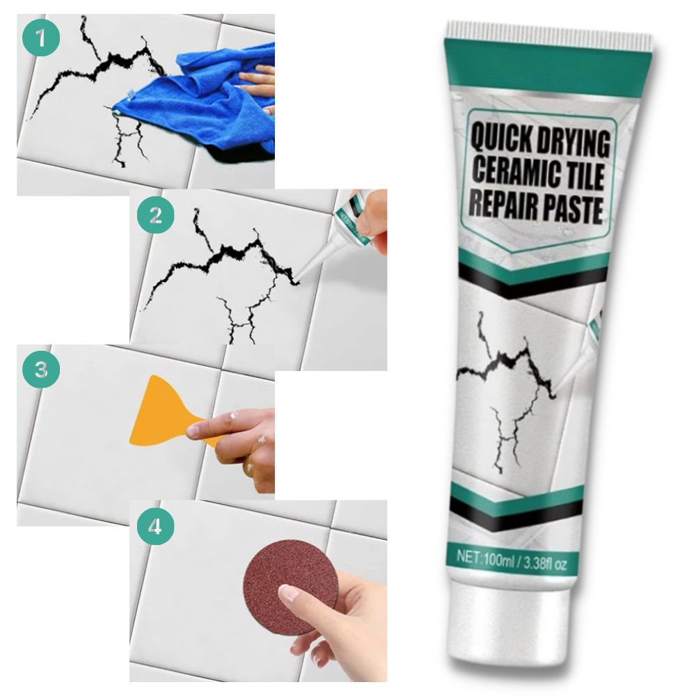 Ceramic Repair Paste Kit - Easy to Use - Ozerty