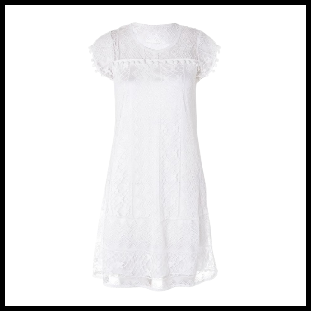 Chic Boho Lace Dress - Product content - Ozerty