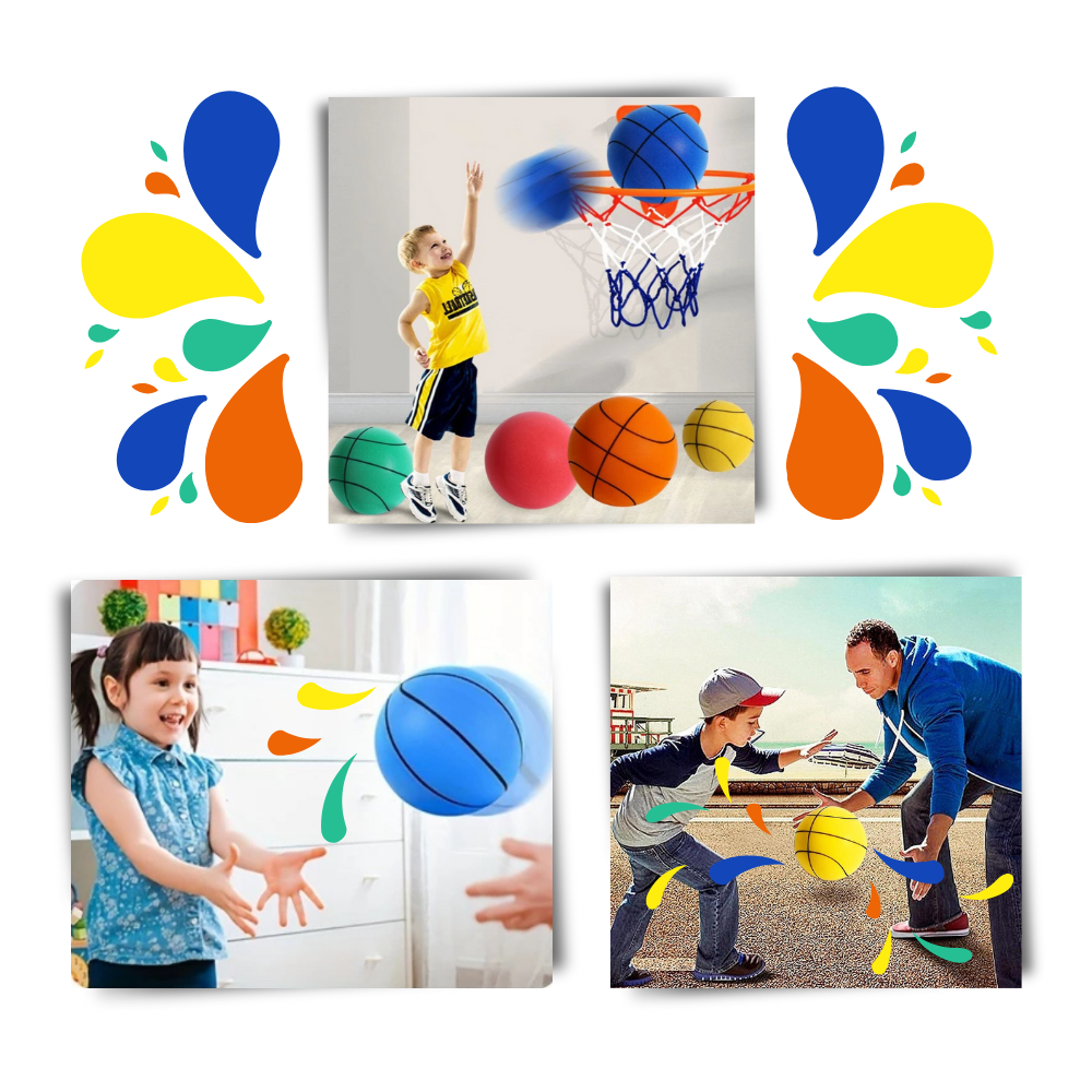 Color Fun Silent Basketball - Colorful Choices in Silent Basketball - Ozerty