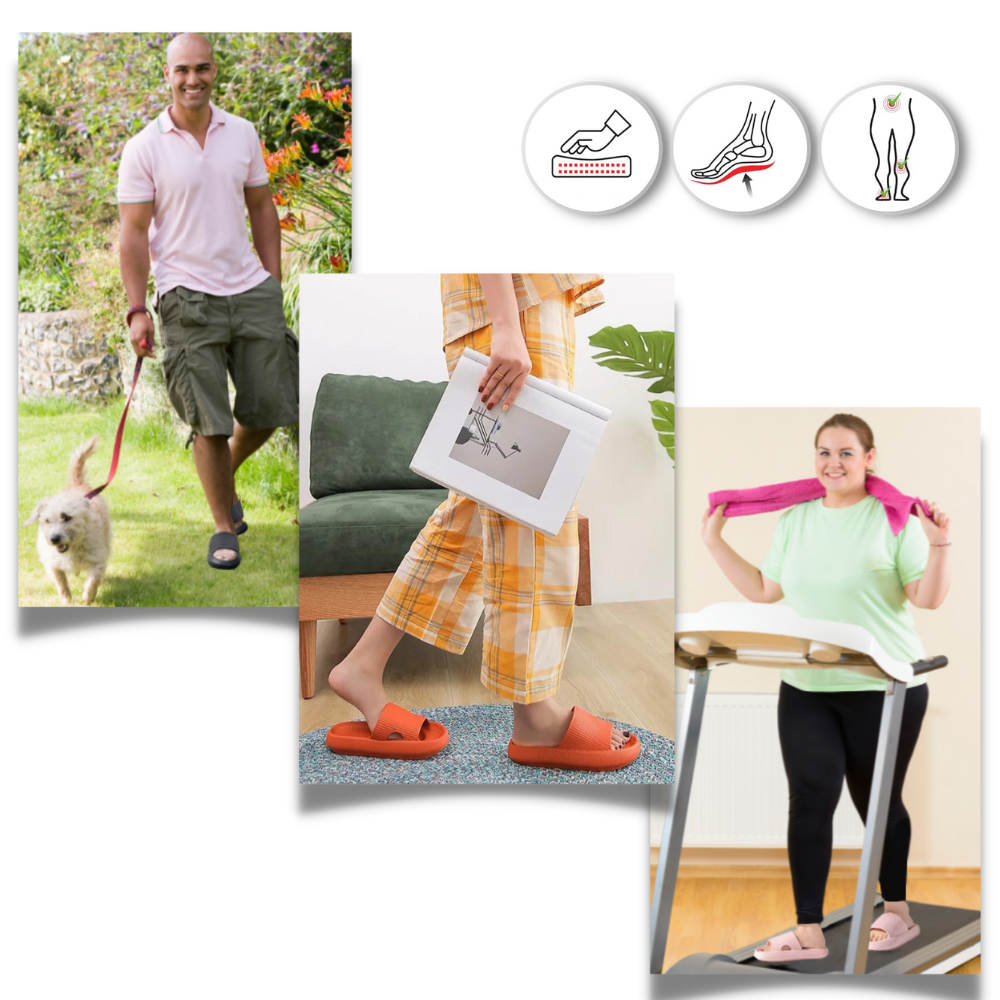 Sandali ortopedici estivi colorati - Ottimi per camminare e per alleviare il mal di schiena - Ozerty