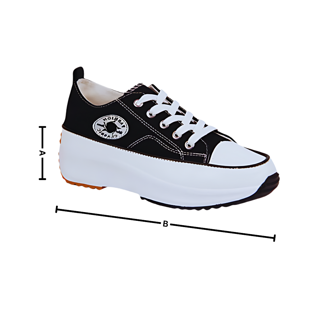 Comfortably Elevated Slip-Free Canvas Sneaker - Technical characteristics - Ozerty