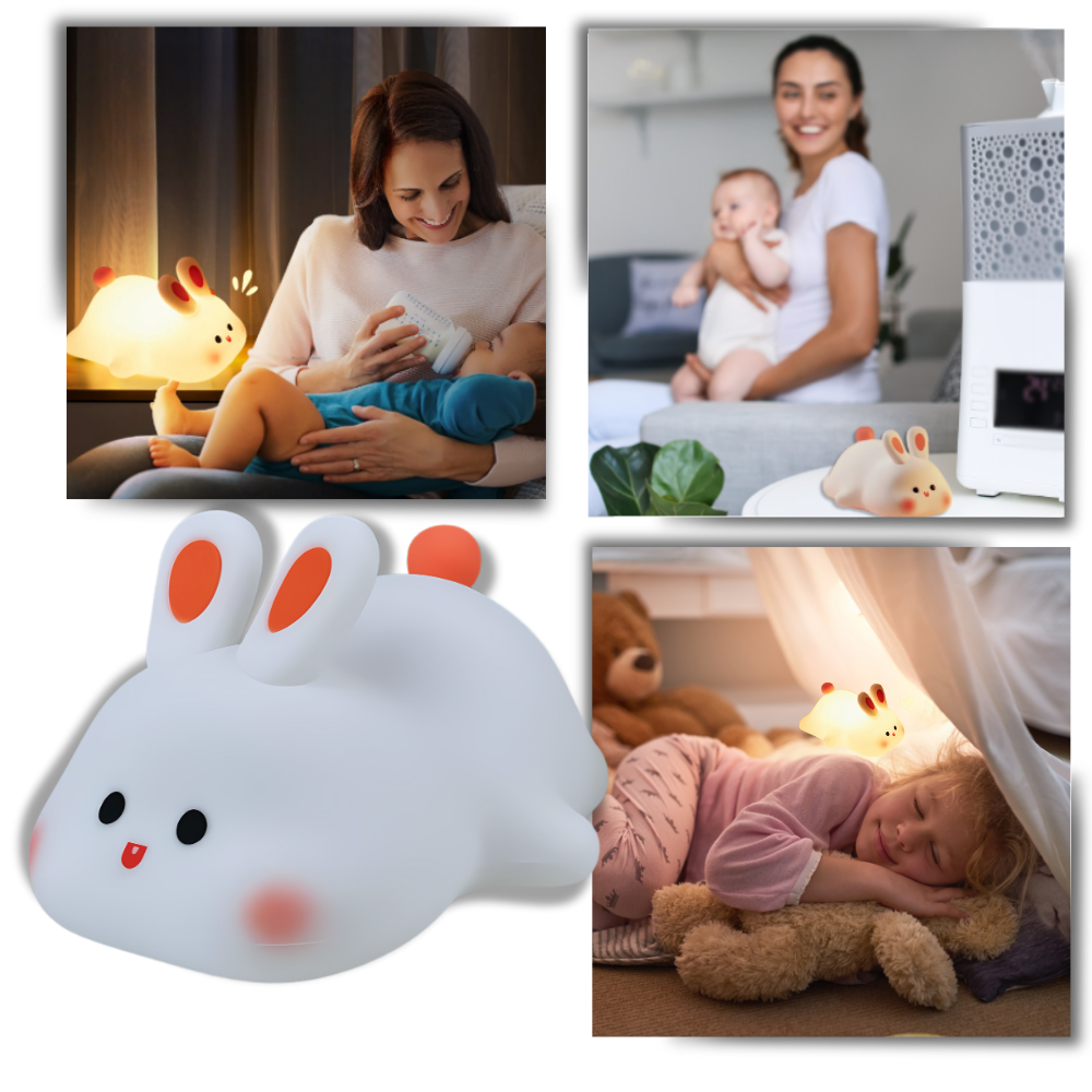 Cozy Adorable Bunny Night Light - Ozerty